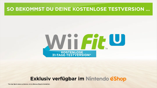 Wii Fit U & Wii Sports Club: Kostenlose Testversion